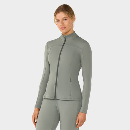 Mock Neck Full Zip Jacket | Tops > Jackets | Tavi – Tavi Active