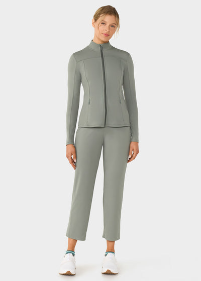 Mock Neck Full Zip Jacket | Tops > Jackets | Tavi – Tavi Active