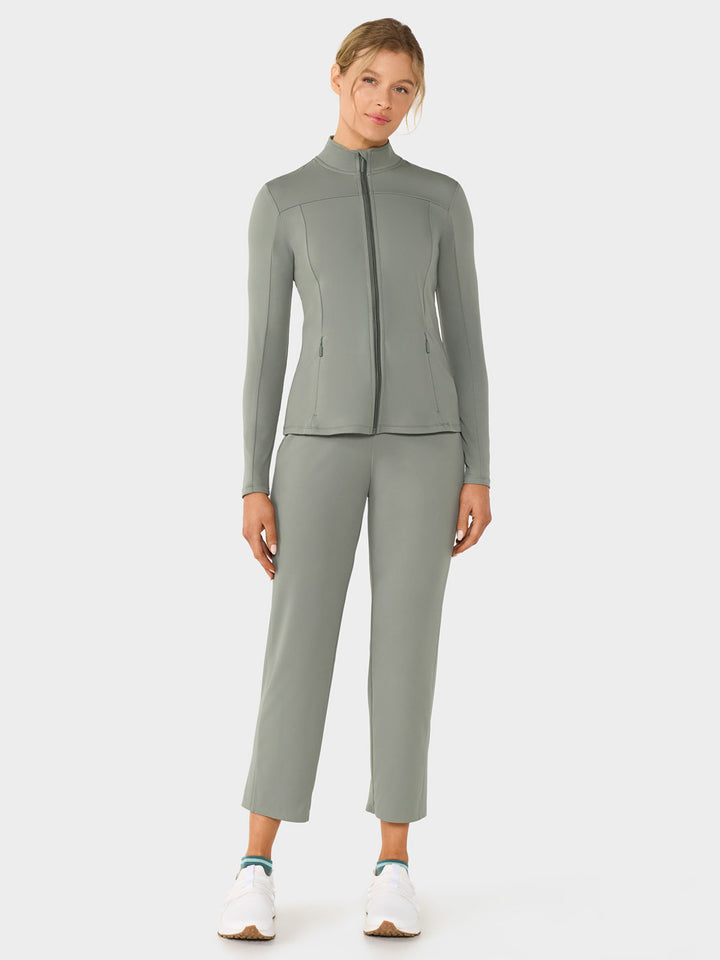 Mock Neck Full Zip Jacket | Tops > Jackets | Tavi – Tavi Active