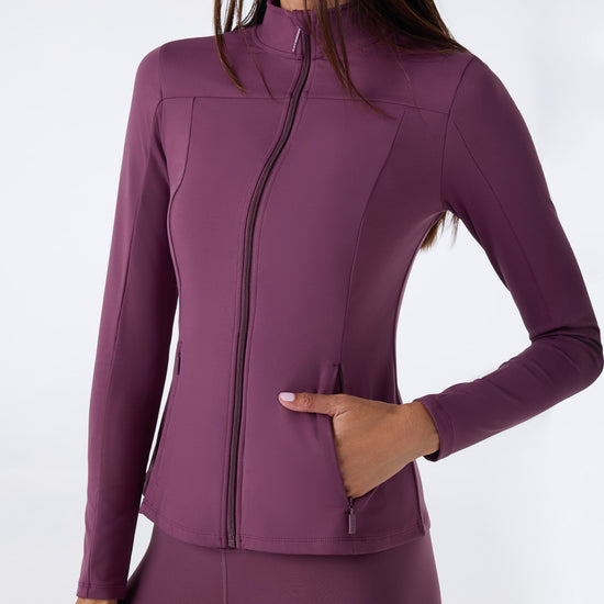 Mock Neck Full Zip Jacket | Tops > Sweaters & Hoodies | Tavi – Tavi Active