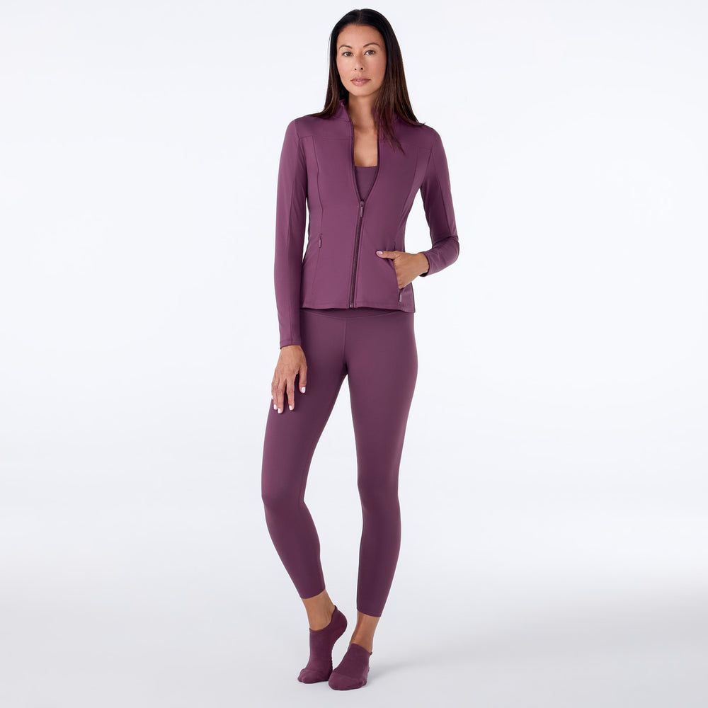 Mock Neck Full Zip Jacket | Tops > Sweaters & Hoodies | Tavi – Tavi Active