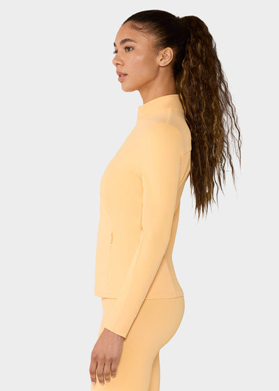 Mock Neck Full Zip Jacket | Tops > Jackets | Tavi – Tavi Active