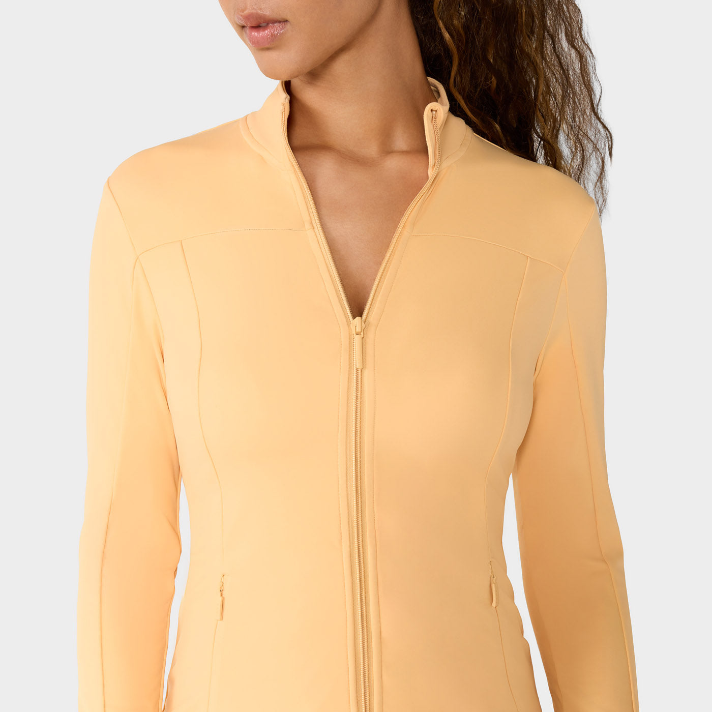 Mock Neck Full Zip Jacket | Tops > Jackets | Tavi – Tavi Active