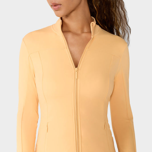 Mock Neck Full Zip Jacket | Tops > Jackets | Tavi – Tavi Active