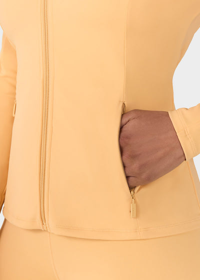 Mock Neck Full Zip Jacket | Tops > Jackets | Tavi – Tavi Active