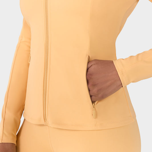 Mock Neck Full Zip Jacket | Tops > Jackets | Tavi – Tavi Active