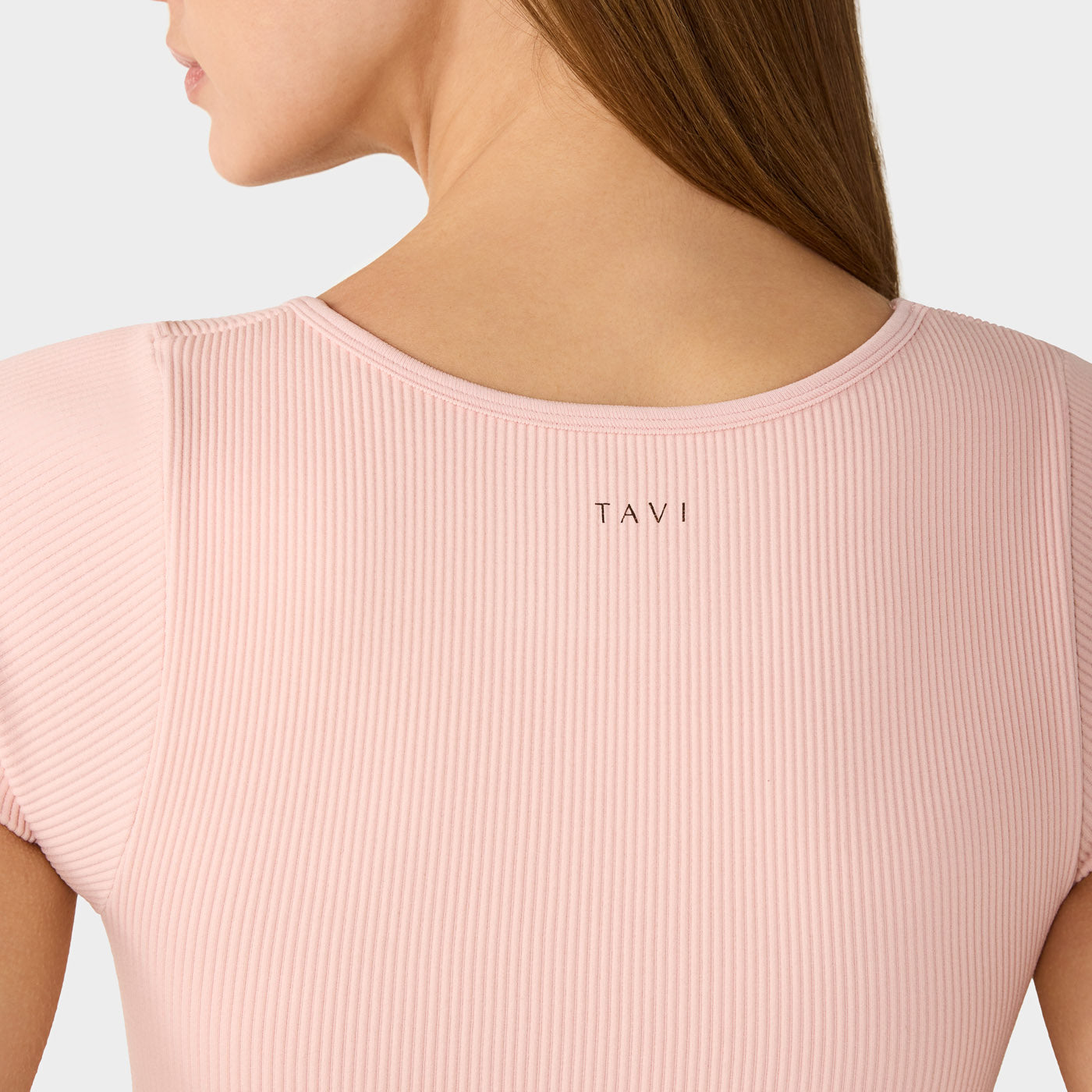 Seamless Ruched Rib Tee | Tops > Short Sleeve | Tavi – Tavi Active