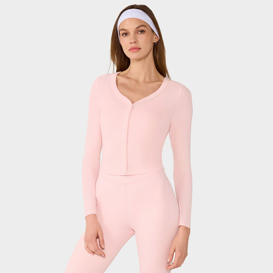 Fitted Rib Cardigan | Tops > Sweaters & Hoodies | Tavi – Tavi Active