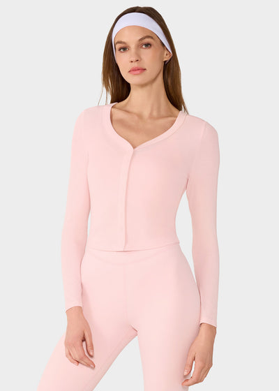 Fitted Rib Cardigan | Tops > Sweaters & Hoodies | Tavi – Tavi Active