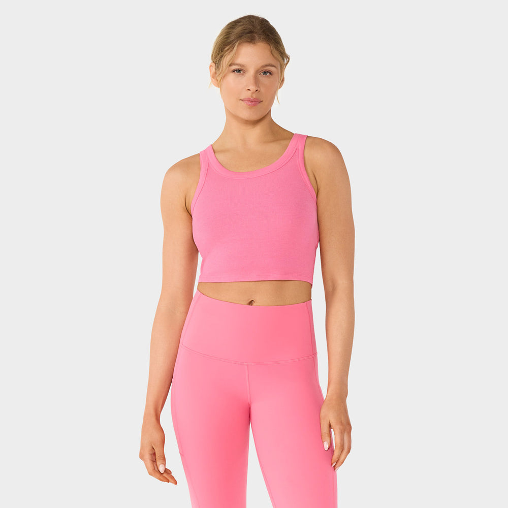 Ribbed Crop Tank | Tops > Tanks | Tavi – Tavi Active