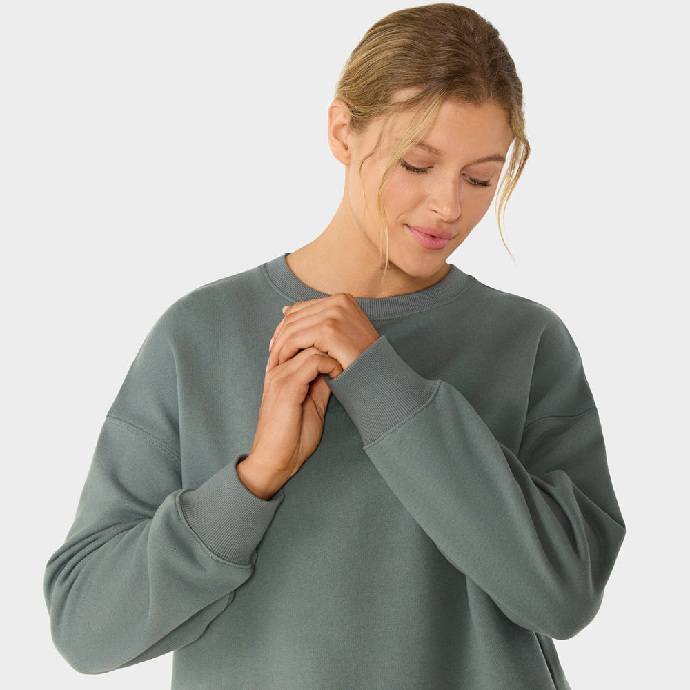 Crewneck French Terry Sweatshirt | Tops > Sweaters & Hoodies | Tavi – Tavi Active