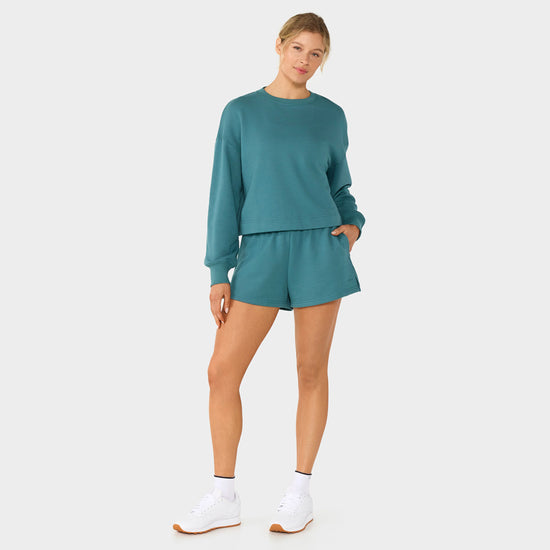 Crewneck French Terry Sweatshirt | Tops > Sweaters & Hoodies | Tavi – Tavi Active