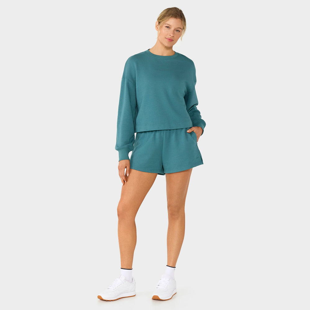 Crewneck French Terry Sweatshirt | Tops > Sweaters & Hoodies | Tavi – Tavi Active
