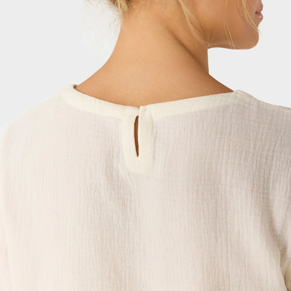 Unwind Gauze Tee | Tops > Short Sleeve | Tavi – Tavi Active