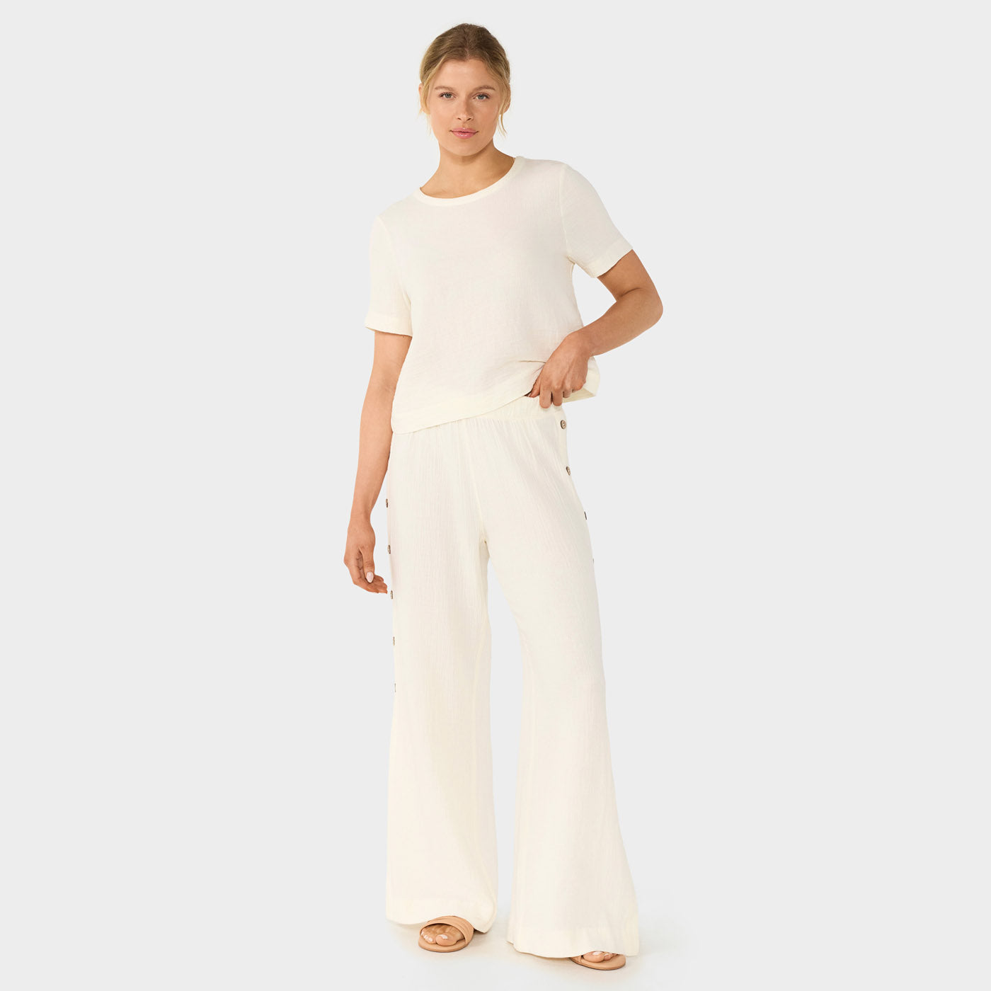 Unwind Gauze Pant | Bottoms > Pants | Tavi – Tavi Active