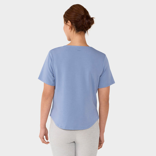 Scoop Neck Vent Tee | Tops > Short Sleeve | Tavi – Tavi Active