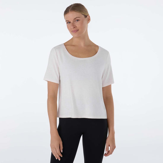 Wide Scoop Neck Tee | Tops > Short Sleeve | Tavi – Tavi Active