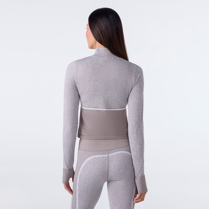 Seamless Jacquard Long Sleeve | Tops > Long Sleeve | Tavi – Tavi Active