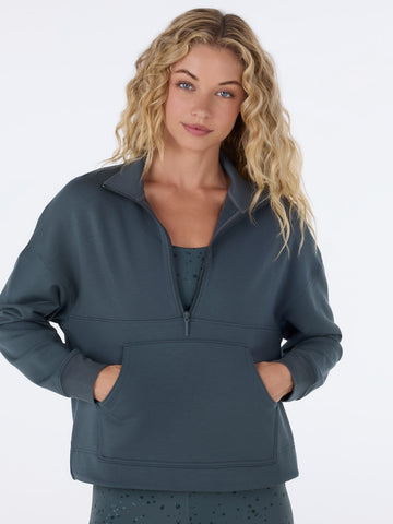 TaviLuxe® Cozy Relaxed Half Zip Sweatshirt | Tops > Sweaters & Hoodies | Tavi – Tavi Active