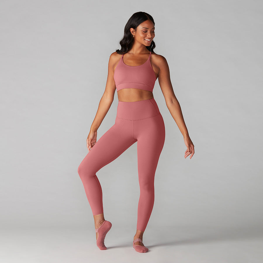 # High Waisted 7/8 Leggings * | Bottoms > Leggings | Tavi – ToeSox | Tavi | Vooray