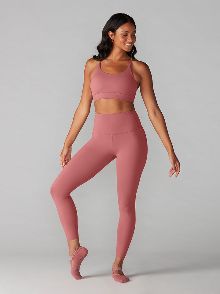 # High Waisted 7/8 Leggings * | Bottoms > Leggings | Tavi – ToeSox | Tavi | Vooray