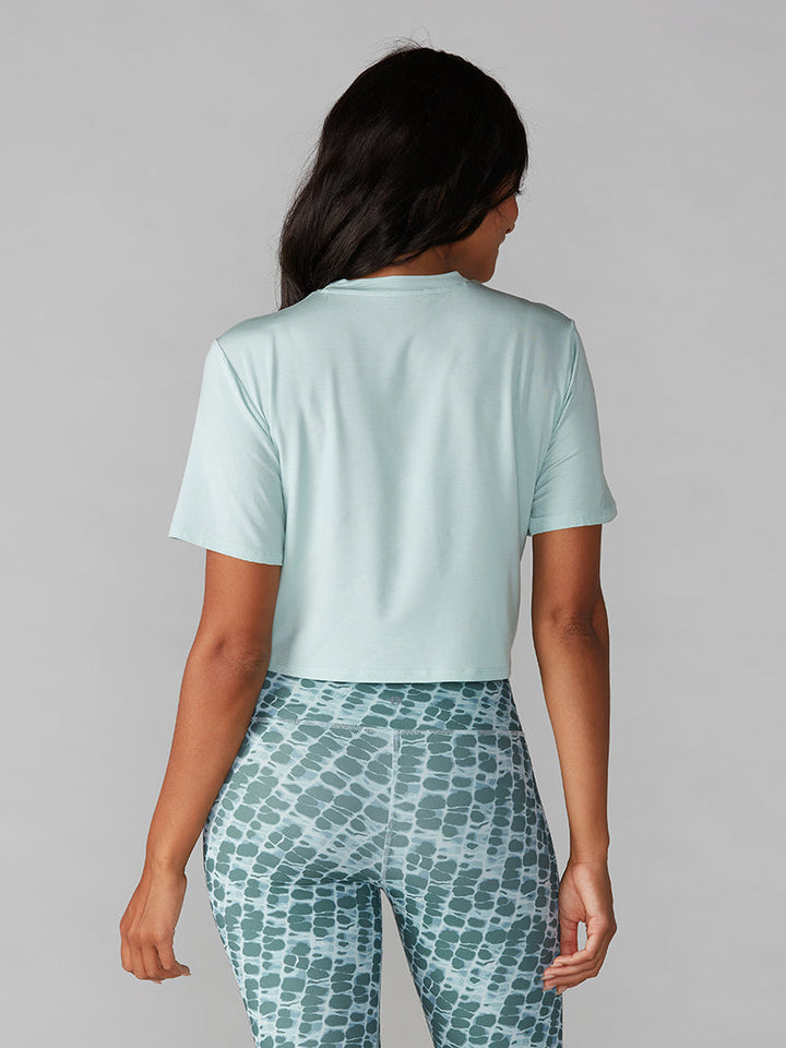 # Crop Tee * | Tops > Short Sleeve | Tavi – ToeSox | Tavi | Vooray