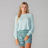 Renew Waffle Knit Crop Long Sleeve *