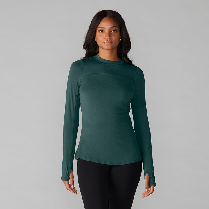 # Restore Mock Neck Long Sleeve * | Shirts & Tops | Tavi – ToeSox | Tavi | Vooray
