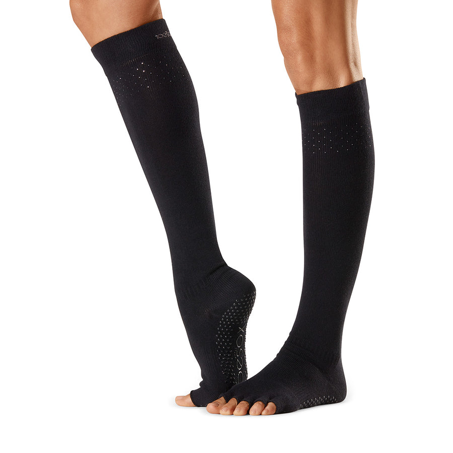 Half Toe Scrunch Knee High Grip Socks *