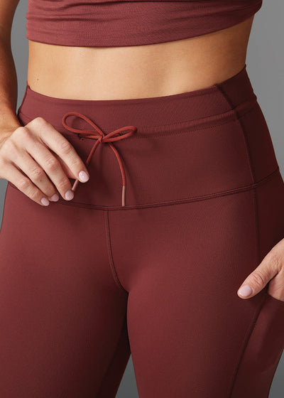 # 7/8 Tie Waist Pocket Leggings * | Bottoms > Leggings | Tavi – ToeSox | Tavi | Vooray