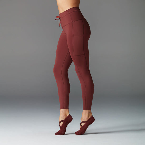 # 7/8 Tie Waist Pocket Leggings * | Bottoms > Leggings | Tavi – ToeSox | Tavi | Vooray
