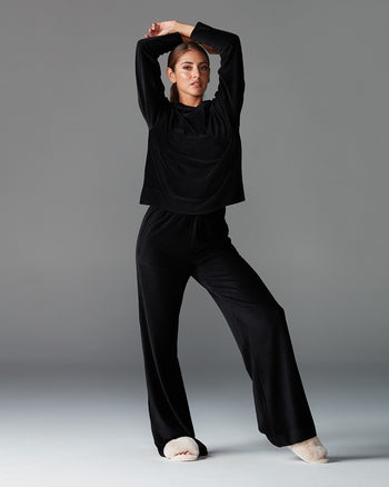 # Brushed Rib Pullover Hoodie * | Tops > Sweaters & Hoodies | Tavi – ToeSox | Tavi | Vooray