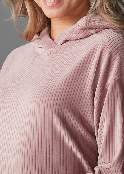 # Brushed Rib Pullover Hoodie * | Tops > Sweaters & Hoodies | Tavi – ToeSox | Tavi | Vooray