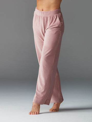 # Wide Leg Brushed Rib Pant * | Bottoms > Pants | Tavi – ToeSox | Tavi | Vooray