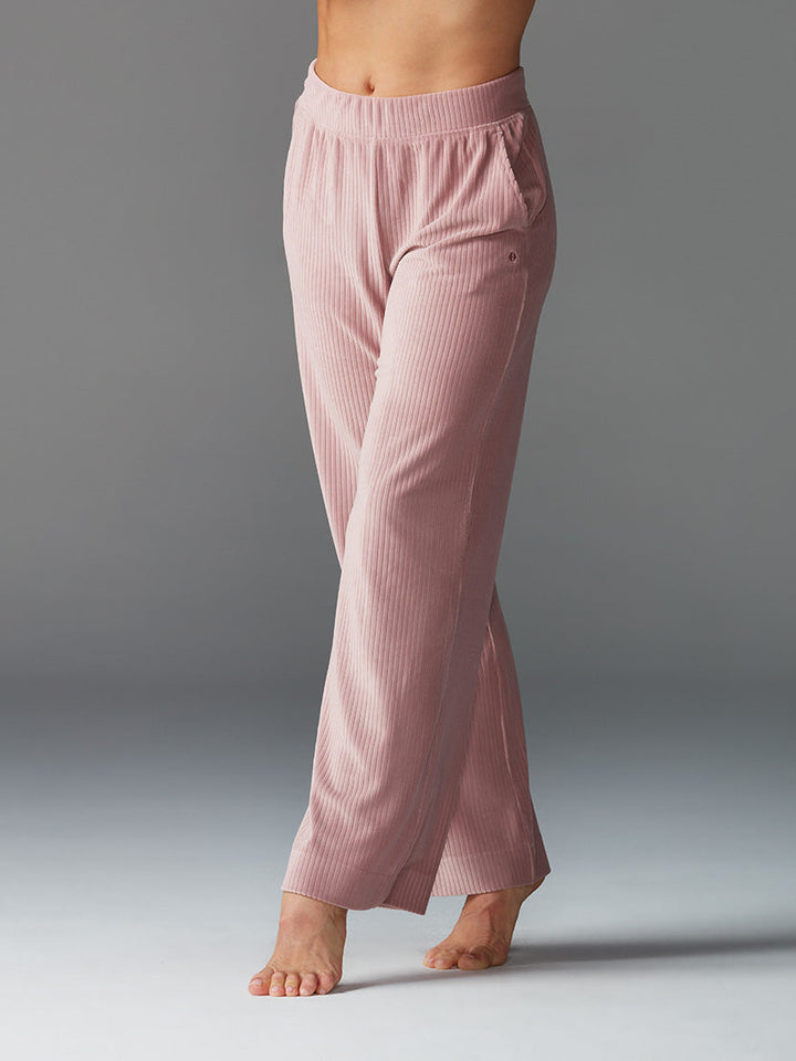 # Wide Leg Brushed Rib Pant * | Bottoms > Pants | Tavi – ToeSox | Tavi | Vooray