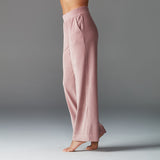 Wide Leg Brushed Rib Pant