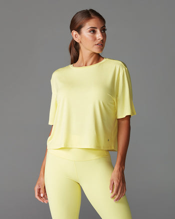 # Crop Tee * | Tops > Short Sleeve | Tavi – ToeSox | Tavi | Vooray