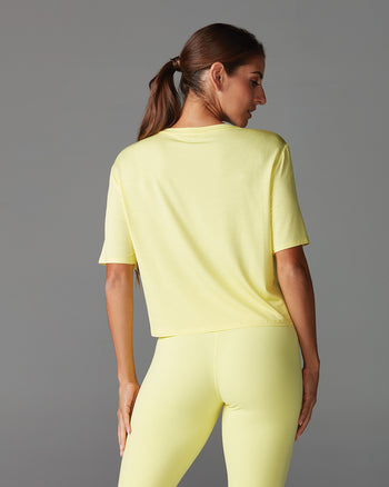 # Crop Tee * | Tops > Short Sleeve | Tavi – ToeSox | Tavi | Vooray