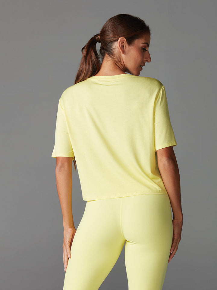 # Crop Tee * | Tops > Short Sleeve | Tavi – ToeSox | Tavi | Vooray