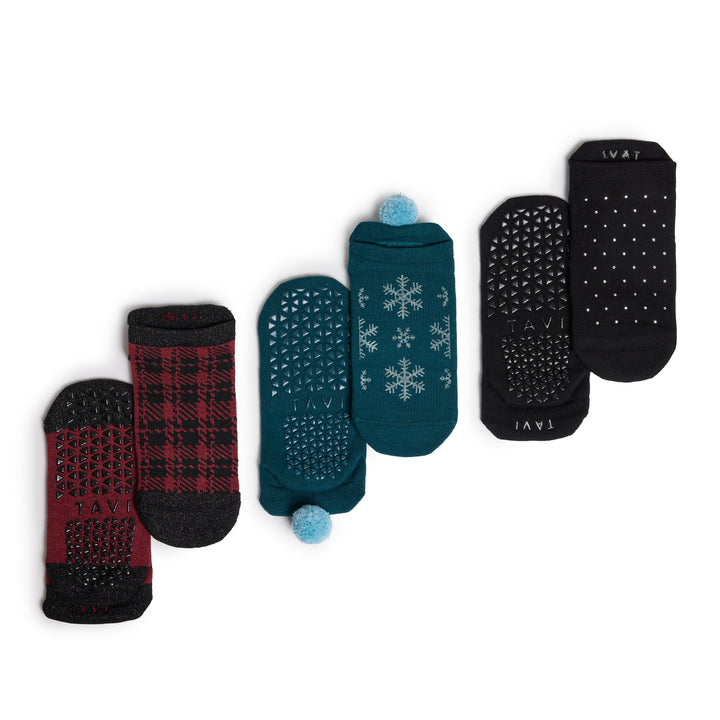 # Savvy 3 Pack Grip Socks * | | Tavi – ToeSox | Tavi | Vooray