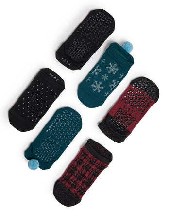 # Savvy 3 Pack Grip Socks * | | Tavi – ToeSox | Tavi | Vooray