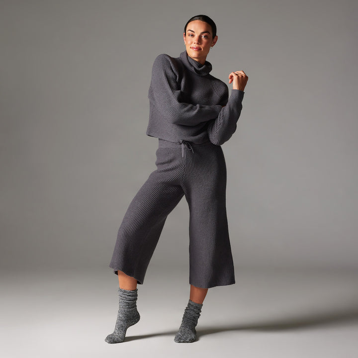 Alpine Knit Crop Pant * | Bottoms > Pants | Tavi – ToeSox | Tavi | Vooray