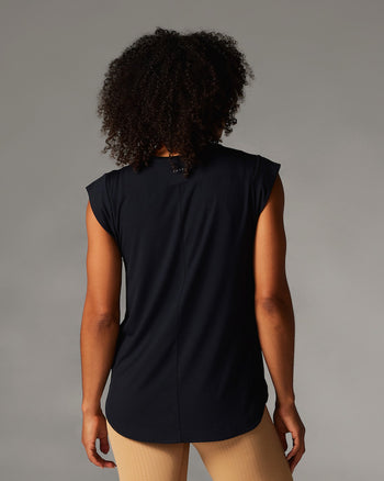 TaviLuxe® Cap Sleeve Muscle Tee | Tops > Tanks | Tavi – ToeSox | Tavi | Vooray