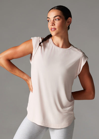 Cap Sleeve Muscle Tee | Tops > Tanks | Tavi – Tavi Active