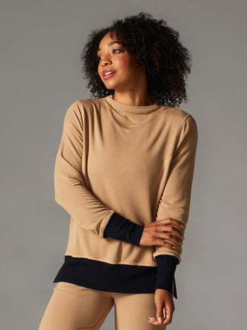 TaviLuxe® Cozy Funnel Neck Sweatshirt | Tops > Sweaters & Hoodies | Tavi – Tavi Active