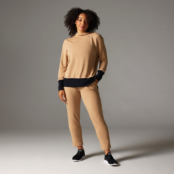 TaviLuxe® Cozy Funnel Neck Sweatshirt | Tops > Sweaters & Hoodies | Tavi – ToeSox | Tavi | Vooray