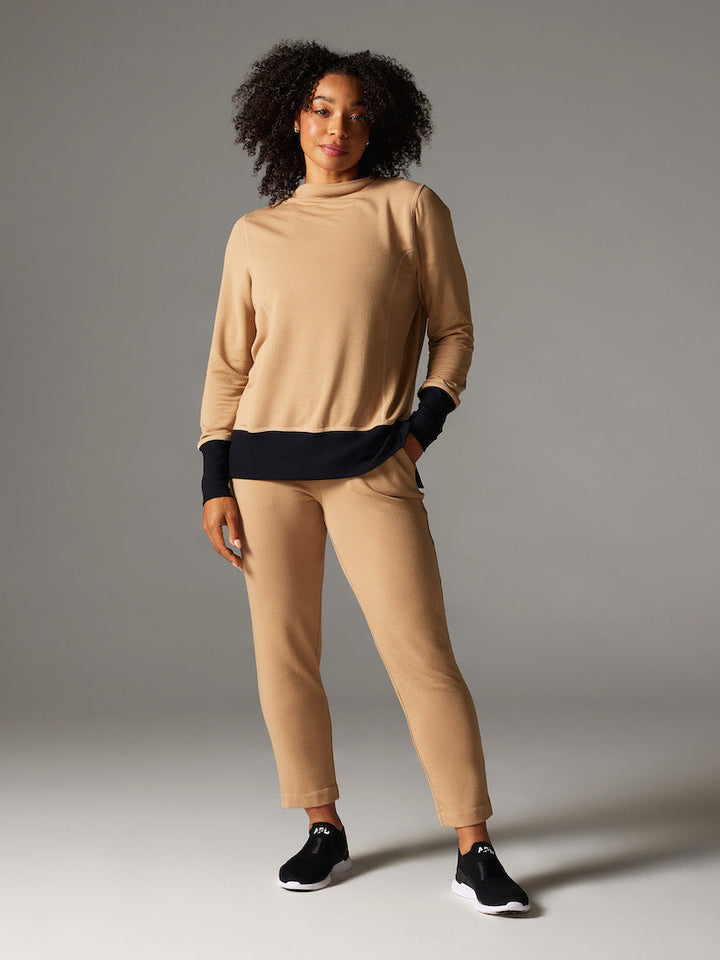 TaviLuxe® Cozy Funnel Neck Sweatshirt | Tops > Sweaters & Hoodies | Tavi – Tavi Active