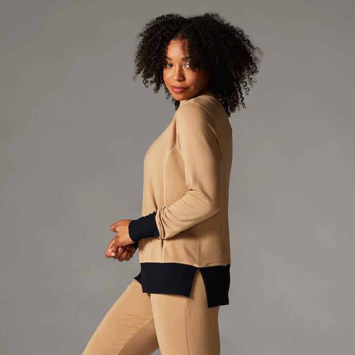 TaviLuxe® Cozy Funnel Neck Sweatshirt | Tops > Sweaters & Hoodies | Tavi – ToeSox | Tavi | Vooray
