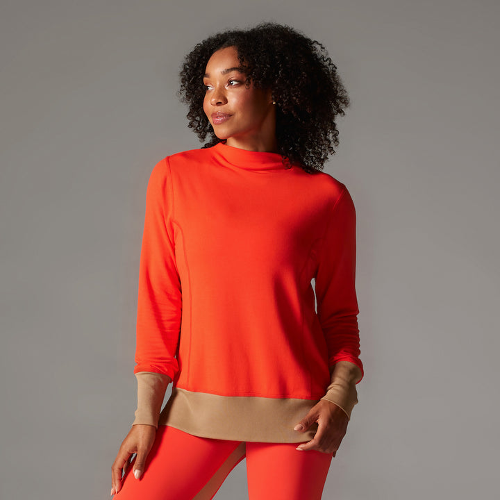 TaviLuxe® Cozy Funnel Neck Sweatshirt | Tops > Sweaters & Hoodies | Tavi – ToeSox | Tavi | Vooray