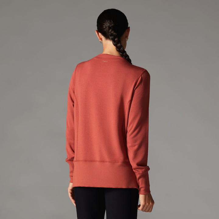 TaviLuxe® Cozy Funnel Neck Sweatshirt | Tops > Sweaters & Hoodies | Tavi – ToeSox | Tavi | Vooray